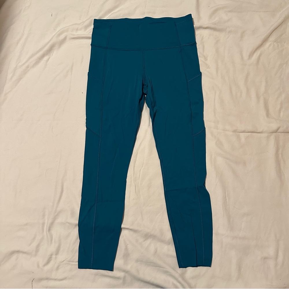 Lululemon Athletica Deep Teal Leggings